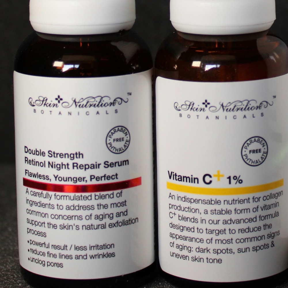 BUNDLE: Skin Nutrition Vitamin C Serum / Retinol Serum